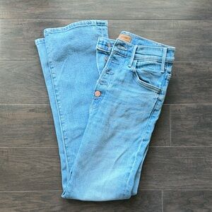 MOTHER Light Blue Straight Leg Jeans